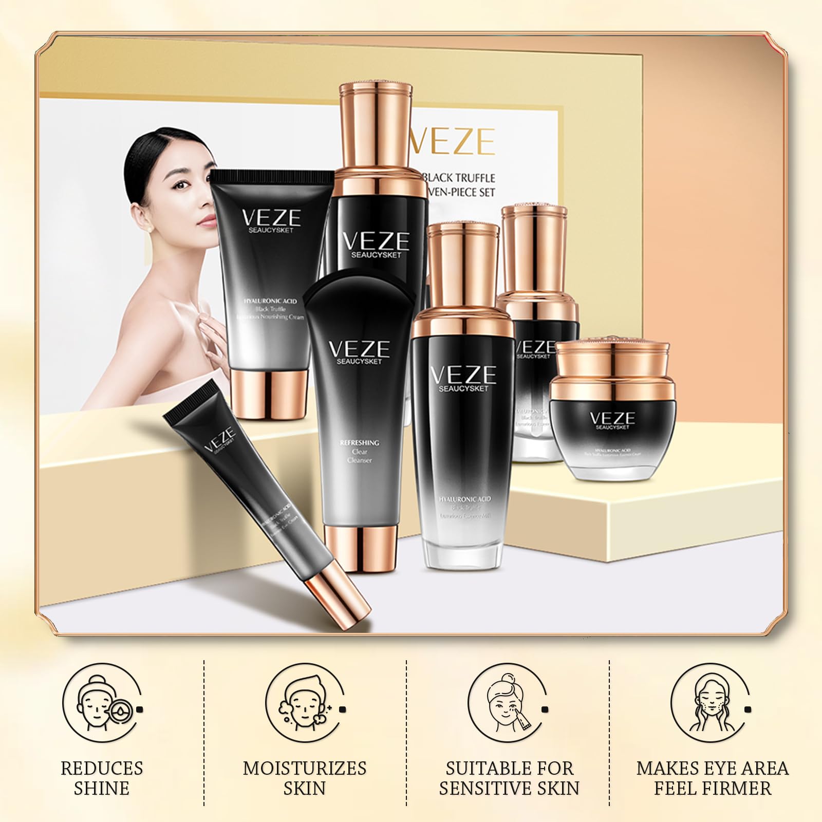 トライアルセット・サンプル Beauty cares Amazon.com : Truffle Anti-Wrinkle Skin Care Large Set Beauty